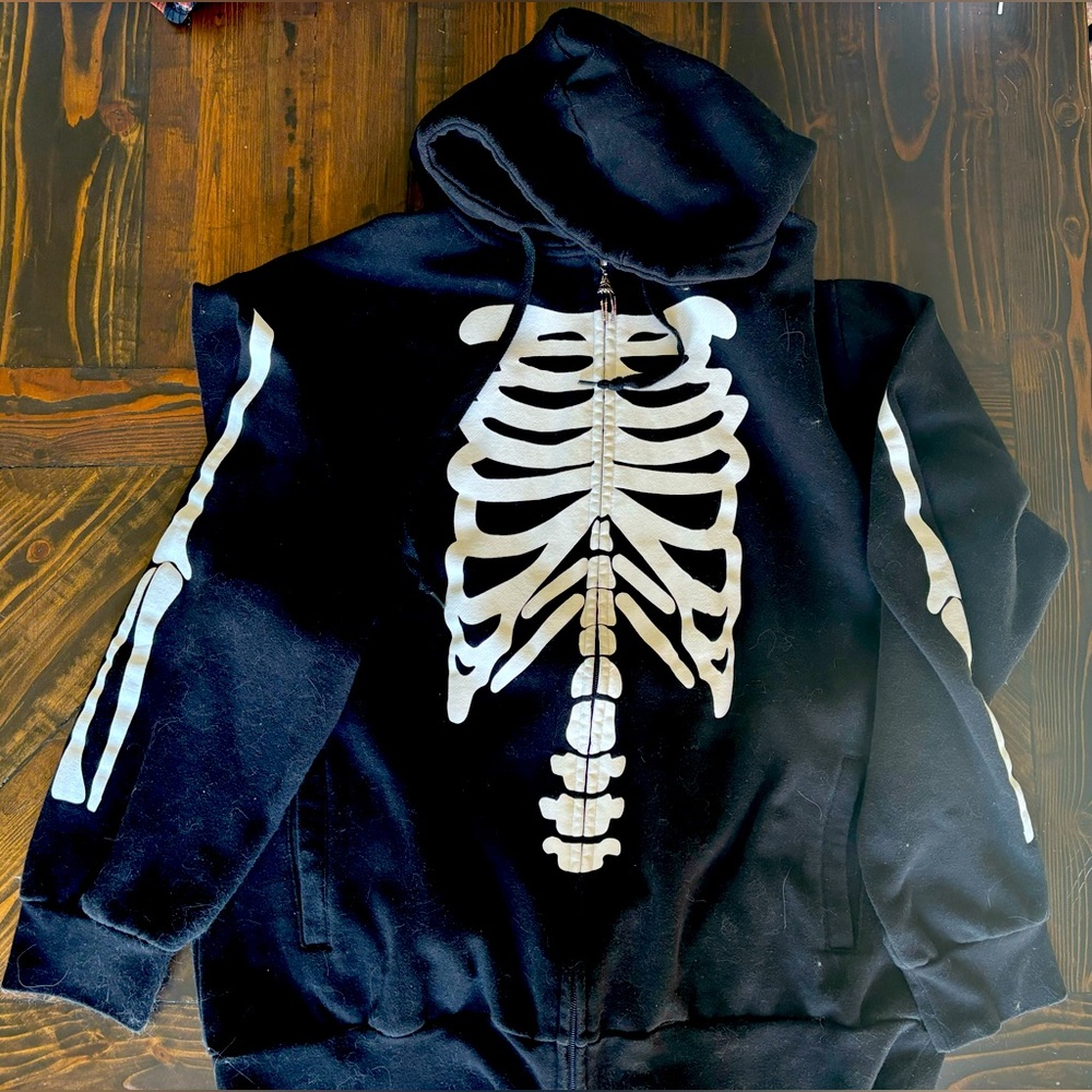 Phoebe Bridgers Zip up hoodie XXL 2XL skeleton print